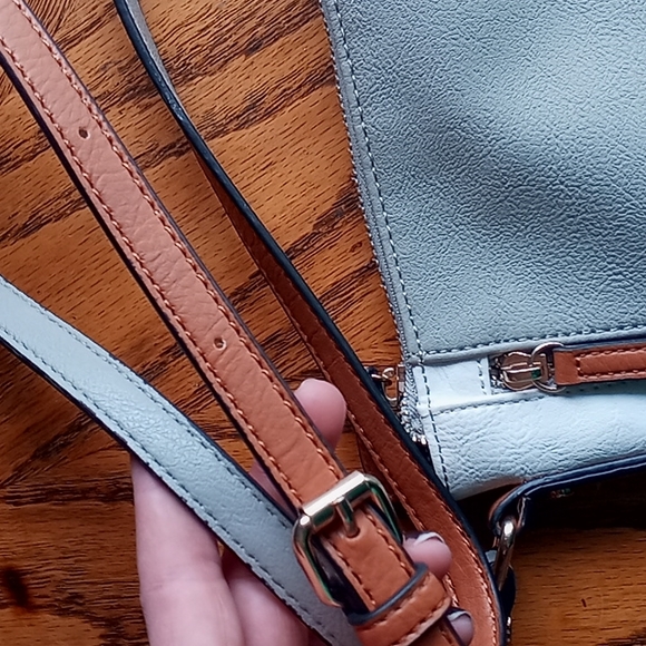 Maurices colorblock crossbody satchel handbag color block - Picture 3 of 6